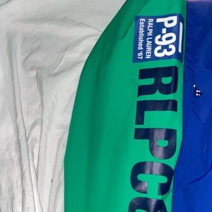 Polo wind breaker with hood